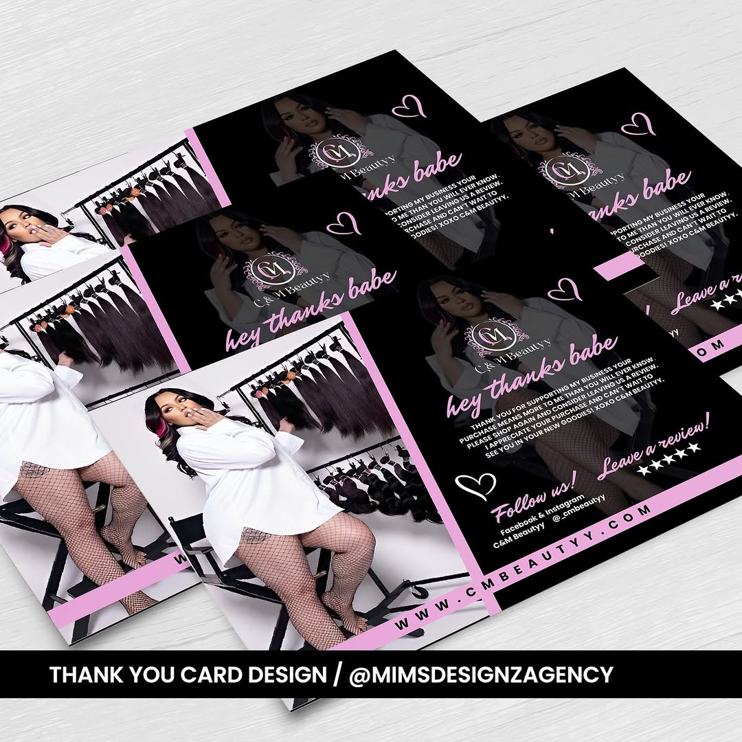 Thank You Card Design