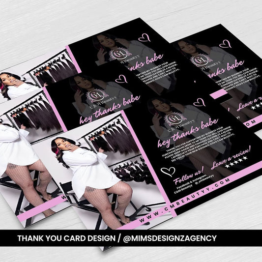 Thank You Card Design